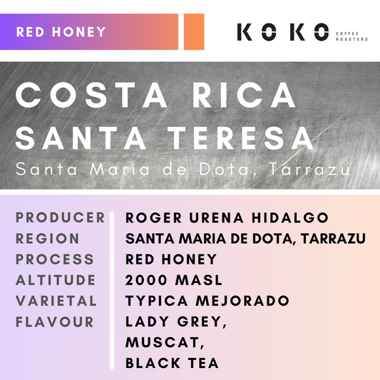 Costa Rica Santa Teresa (Red Honey) 150g